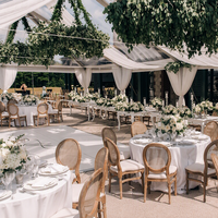 Tente de réception de luxe certifiée CE TENTCHO pour mariages, banquets et événements en plein air, avec toit personnalisé et transparent