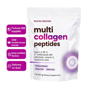 Çoklu Kolajen Protein Tozu Tip I, II, III, V, X, Biotin, Hyaluronik Asit, C Vitamini İçeren, Aromasız Kolajen Peptitleri, Keto Dostu - Product Image 1