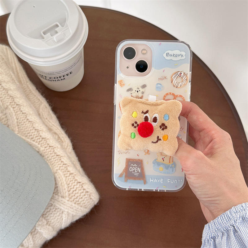 Beignets animaux, biscuits, pain + support en peluche