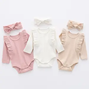 baby pajamas wear infant clothes 2022 wholesale baby knitted romper newborn baby girl clothes 3 to 6 months