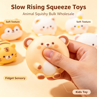 Jouets Squishy Animaux en EVA à Remontée Lente en Gros – Jouets Sensoriels Souples à Presser pour Enfants et Magasins de Détail