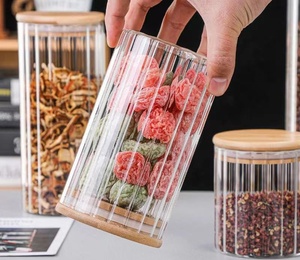 DAJI HYDRO 2025 meilleur cadeau nouveaux pots de nourriture conçus avec couvercle en bambou étanche à l'air bocaux en verre micro-ondable pour garder <span class=keywords><strong>la</strong></span> nourriture de maman fraîche - Product Image 3