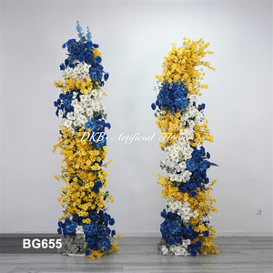 Flores Artificiales Populares DKB, Decoración para Fondo de Boda, Decoración Floral, Flor de Seda Artificial Ecológica para Decoración de Bodas - Product Image 3