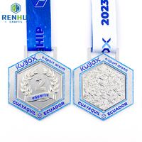 Médailles de sport en cours d'exécution personnalisées en alliage de zinc en métal or argent cuivre prix medallas deportivas médailles souvenirs