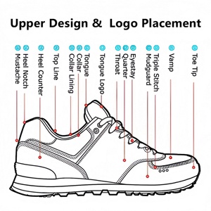 Hoogwaardige Originele Hardloopschoenen Op Maat Gemaakt Logo Zachte Zool Microfiber Lederen Unisex Wandelstijl Schoenen Heren Sneakers Voor Heren - Product Image 6
