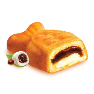 Sapore di fagiolo rosso sapore di data rossa torta di riso glutinoso a forma di pesce torta snack casual 6 confezioni 168g - Product Image 4
