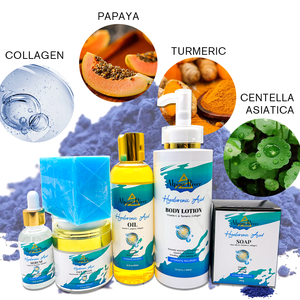 Kit de Soins de la Peau Marque Blanche Éclaircissant Naturel avec Crème <span class=keywords><strong>Visage</strong></span> Hydratante et Lotion à la Vitamine C, Ensemble de Soins Bio à la Fleur de Cerisier Sakura - Product Image 5