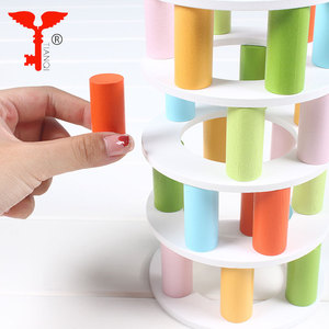 Balance <span class=keywords><strong>en</strong></span> <span class=keywords><strong>bois</strong></span> bloc empilant Tumbling <span class=keywords><strong>Tour</strong></span> <span class=keywords><strong>de</strong></span> Pise - Product Image 4