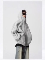 Pull en maille à capuche pour femmes de qualité supérieure, anti-boulochage, 12 GG, respirant, col en V personnalisé disponible