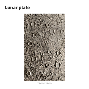 Panneaux en pierre lunaire PU, plusieurs tailles, imperméables, ignifuges, résistants aux UV, pour la décoration murale intérieure et extérieure des villas - Product Image 2