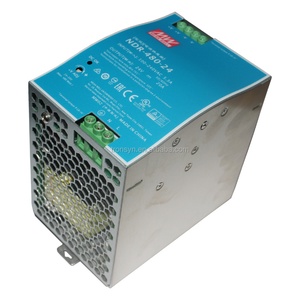 Fuente de Alimentación Conmutada de Riel DIN de Salida Única de 480W Meanwell Autorizada NDR-480-24 para Uso Industrial 24V - Product Image 4
