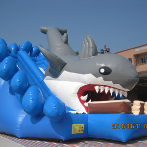 Vente flash : Toboggan aquatique géant gonflable en PVC pour enfants, idéal pour les événements commerciaux, résidentiels, scolaires et les locations, capacité de 500 kg - Product Image 1