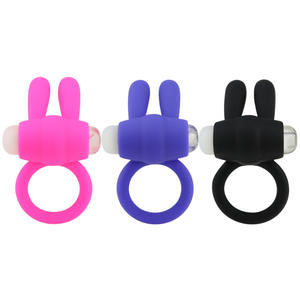 Gratis sampel mainan seks karet jeli cincin penis bergetar untuk penis pria besar - Product Image 2