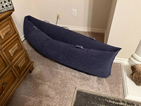 Peapod gonflable confortable confortable calmer soulagement sensoriel Compression chaise gonflable avec pompe à air pour les enfants autistes