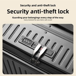 Front Opening Neoprene Durable 20inch TSA Password Lock Suitcase <strong>Trolley</strong> Men Women High-end Fashion Large Capacity Suitcase - Product Image 2