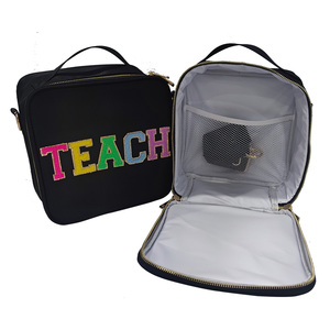 RTS防水午餐袋铅笔盒套装时尚幻想大容量印花保温学校尼龙儿童冰袋 - Product Image 3