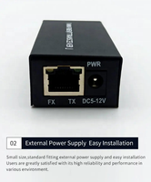 Convertisseur Média Mini Yunvo 20km SC Fibre Simple 10/100/1000M Compatible CCTV 3G Port Fibre+RJ45 Garantie 3 Ans