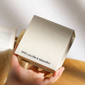 Factory Printed Eco-Friendly Recycled Paper Jewellery Box Luxury Custom Logo Jewelry Packaging Gift Box with Kraft Paper Bag - Product Image 3