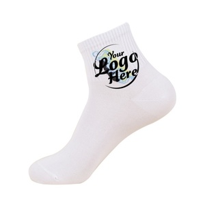 <b>Breathable</b> Anti Slip Sports <b>Socks</b> for Men Custom Logo Summer Warm Sweat Absorbing Odor Resistant Crew Cotton - Product Image 5