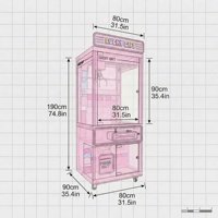 Machine à griffes aux couleurs vives, jeu d'arcade à monnayeur pour cadeaux surprise, divertissement sans fin