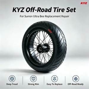 Ensemble de roues Supermoto KYZ Ultra Bee 17 pouces en alliage anodisé, pneus avant 110/70R17 et arrière 140/60R17, haute performance, course, mise à niveau professionnelle - Product Image 6