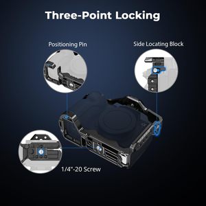 Kit de Soporte Avanzado SmallRig 3669D para Cámara <span class=keywords><strong>Sony</strong></span> A7 IV <span class=keywords><strong>A7R</strong></span> <span class=keywords><strong>V</strong></span> A7S III, Soporte de Aleación de Aluminio con Asa Superior, Asa Lateral y Abrazadera HDMI - Product Image 4