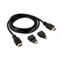 Cable Adaptador de Micro HDMI a HDMI Estándar, 4K Ultra HD, Chapado en Oro, Plug and Play para Cámara DSLR