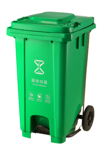 अच्छी कीमत 100 एल रसोई के डस्टबिन डम्प्स्टर अपशिष्ट बिन 100 एल प्लास्टिक पैर संचालित अपशिष्ट बिन 100 एल - Product Image 6