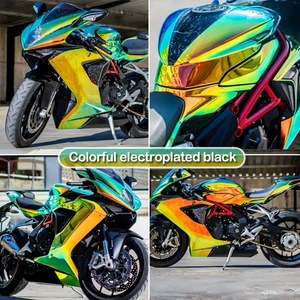 Rainbow Holographic Car Color-Changing Chameleon Wrap Car <strong>Vinyl</strong> Copper Electroplated Air Bubble Free <strong>3m</strong> Car <strong>Vinyl</strong> Wrap - Product Image 4