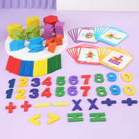Permainan Puzzle 3D Bentuk Ikan Baru untuk Belajar Mencocokkan Bentuk, Papan Puzzle DIY Montessori, Mainan Edukasi Matematika Sensorik untuk Anak-Anak