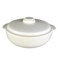 Ensemble de soupière en mélamine incassable avec bol grands bols personnalisés de 11 pouces avec couvercle pour soupe d'autres liquides chauds