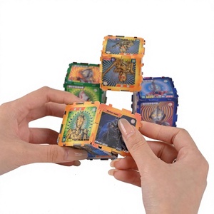 <span class=keywords><strong>Cubo</strong></span> de <span class=keywords><strong>Rubik</strong></span> 3D de Plástico, Rompecabezas con Lámina Lenticular, Juguete Educativo con Múltiples Modos de Juego para el Aprendizaje Temprano e Intelectual - Product Image 1