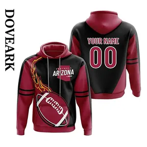 DOVEARK OEM/ODM individualisieren USA Größe Nfl Fußball-Teams Arizona City Farbe Sportbekleidung Oberkleidung Pullover Kapuzen-Sweatshirt