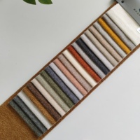 Tissu d'ameublement pour canapé en gros, 100% polyester chenille 420 g/m², tissé, matériau texturé épais, largeur personnalisable, en stock