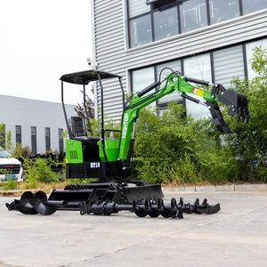 Mini Excavadora hidráulica sobre orugas HT10B de 1,0 toneladas con garantía de 1 año Buen estado Mini bomba de motor de excavadora pequeña - Product Image 5