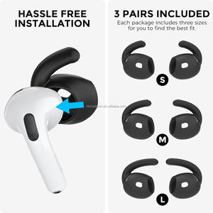 Embouts d'écouteurs pour <span class=keywords><strong>AirPods</strong></span> 4, anti-dérapants, crochets d'oreille sportifs, poignées en silicone souple, compatibles avec les <span class=keywords><strong>AirPods</strong></span> 4 d'<span class=keywords><strong>Apple</strong></span> pour hommes et femmes - Product Image 3