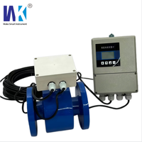 Medidor de Flujo Electromagnético WEIKEZHIYI WKLD DN200 PTFE 1.6MPa para Agua de Mar y Cemento, Tipo Dividido, Digital, OEM, Conexión por Brida