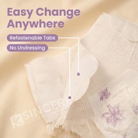 Culottes menstruelles pour femmes en coton biologique respirant, hypoallergéniques, respectueuses de la peau, biodégradables, avec protection anti-fuites, OEM, étiquette privée