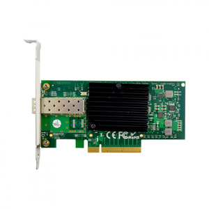Suqiao Intel máy chủ Card mạng X520-Da1 duy nhất Cổng Quang 10G SFP + 10Gbps sợi quang có dây nội bộ USB Adapter PCI kho - Product Image 2