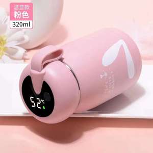 Cute Modern 304 Stainless Steel Insulated Water Bottle with <b>Large</b> Belly Leak-Proof & Portable for Travel - Product Image 5