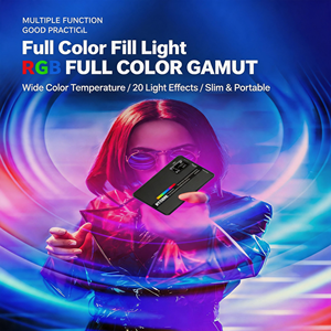 ไฟเซลฟี่ LED RGB ปรับอุณหภูมิสีได้ ชาร์จซ้ำได้ ไฟเสริมความงามสำหรับโทรศัพท์ ไลฟ์สด - Product Image 6