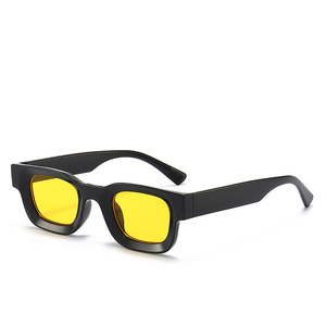 Atacado Óculos De Sol Dos Homens De Luxo Clássico Retro Quadrado Quadro Preto Verde Amarelo Claro Branco Lente Polarizada TAC Óptico PC - Product Image 5
