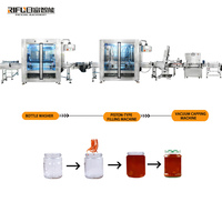 Ligne de production de remplissage de sauce automatique Mayonnaise Ketchup Confiture Vinaigrette Pâte de chili Machine de remplissage de pâte Système personnalisé