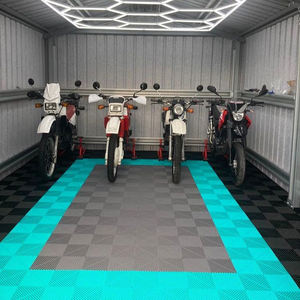 Piastrelle per <span class=keywords><strong>Pavimento</strong></span> Garage in PVC Resistenti ad Incastro Viola con Design <span class=keywords><strong>3D</strong></span> Pavimentazione in Vinile per Applicazioni in Villa - Product Image 1