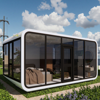 Maisons préfabriquées en acier, type Apple Cabin, pour hôtels, complexes hôteliers, parcs, appartements, centres commerciaux, avec installation facile