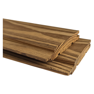 Ventes <span class=keywords><strong>d</strong></span>'usine Excellente stabilité Sans formaldéhyde Thermo Spruce Bois traité carbonisé en profondeur pour panneaux muraux de <span class=keywords><strong>d</strong></span>écoration - Product Image 3