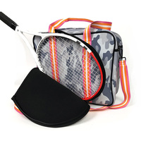 Sac à dos de sport personnalisé pour raquette de pickleball, en néoprène durable, avec fermeture éclair, sac de transport pour raquette de tennis de table et de paddle