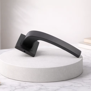 Precio de Fábrica, Manija de Puerta Moderna de Aluminio, Palanca de Apertura Rápida, Cerradura de Privacidad y <span class=keywords><strong>Escape</strong></span>, Pomo de Puerta Interior, Manija Cuadrada, Cerradura para Puerta de Baño - Product Image 6