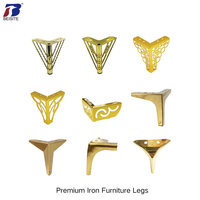 Pieds de canapé en acier robuste, pieds de meubles modernes en métal pour armoire, chaise, canapé, commode, pièces de rechange