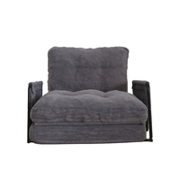 Canapé chaise longue en tissu moderne et simple, design pliable compressible sous vide, meubles de maison pour chambre à coucher, hôtel, salon, détente